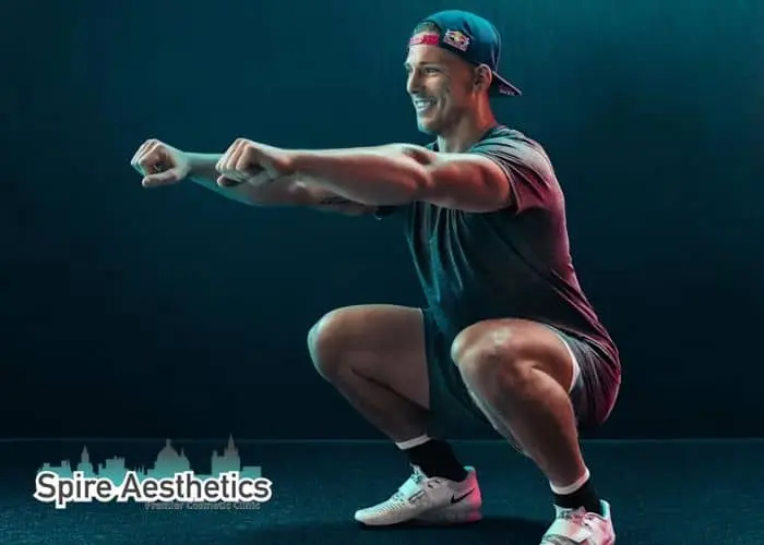 Image of man build leg muscle Ross-on-Wye through exercise