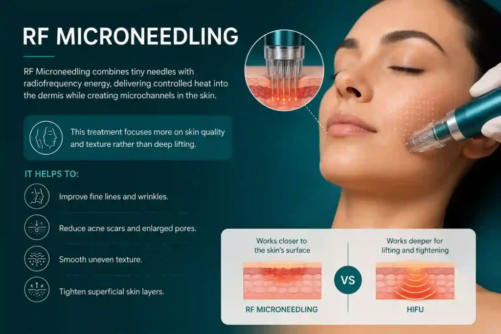 What Does RF Microneedling Do That HIFU Alone Cannot Ross-on-Wye