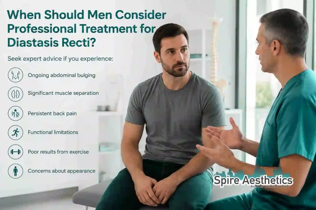 When Should Men Consider Professional Treatment for Diastasis Recti Ross-on-Wye?
