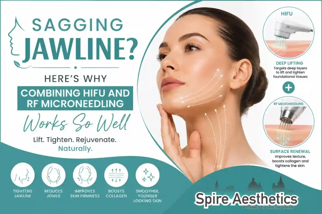 Sagging Jawline? Here's Why Combining HIFU and RF Microneedling Works So Well